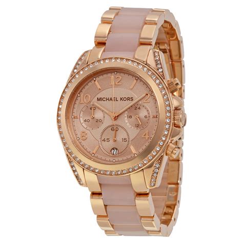 michael kors rose horloge|Michael Kors rose gold tone.